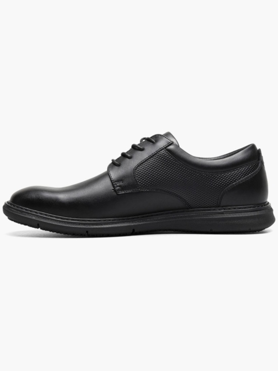 Mens Nunn Bush Chase Work Plain Toe Oxford in Black. 85126 main image 6